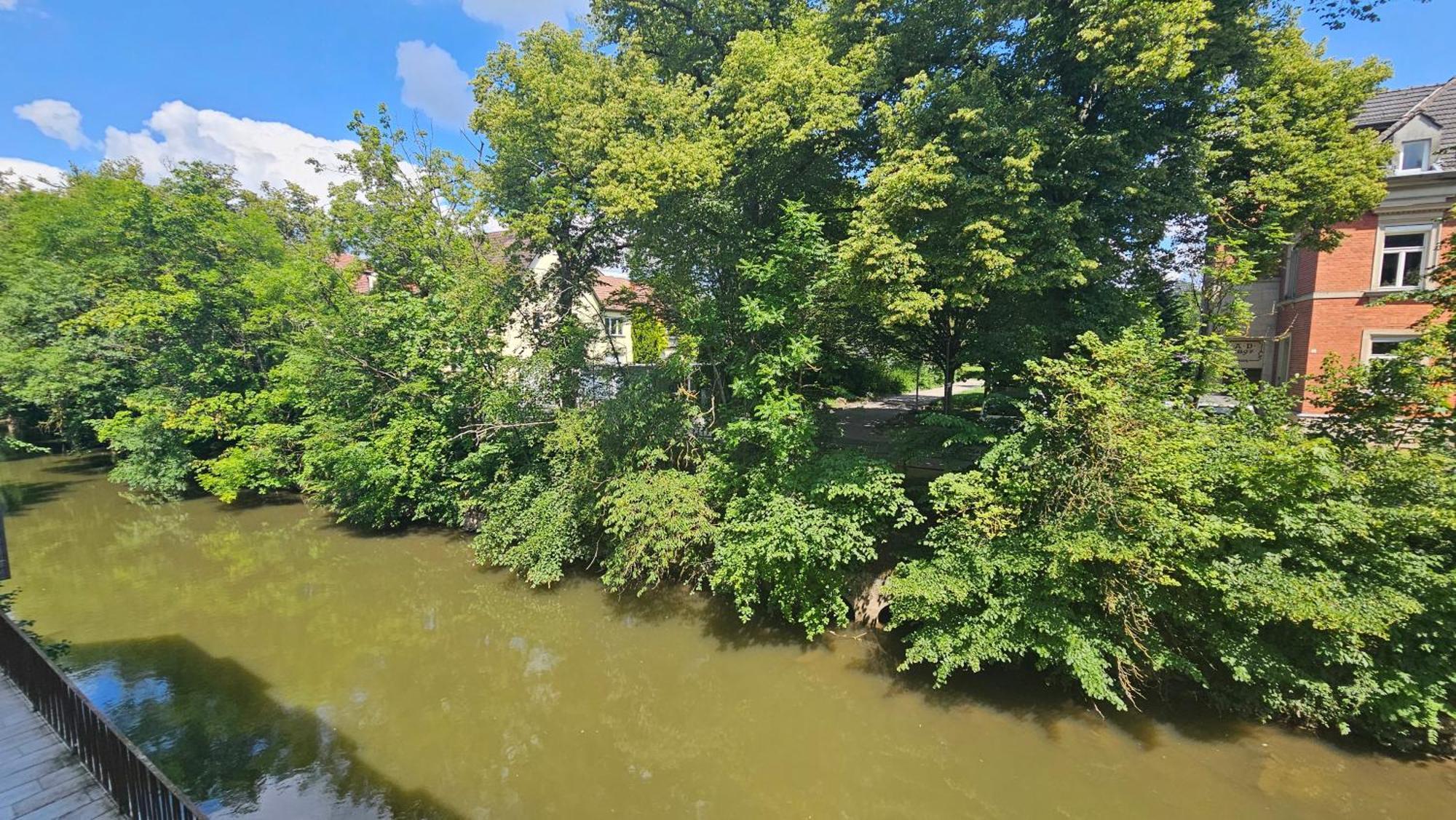 Appartement Direkt Am Fluss Coburg Eksteriør billede